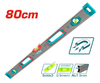 Уровень строительный Total TMT28028M Industrial, магнитный, 800мм