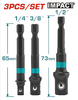 Набор адаптеров для торцевых головок Total TAC273651, 1/4", 3/8", 1/2"