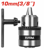 Патрон сверлильный Total TAC451001, 0.8-10мм, 3/8"
