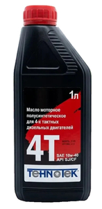 Масло для 4-т двигателей Tehnotek 4T, мин, SAE30, 1л