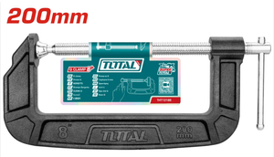 Струбцина Total THT13186, Industrial, тип "G", 200мм