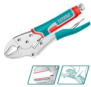 Ручной зажим Total THT191002, прямые губки, 250мм