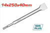 Зубило Total TAC15121412, SDS+, 250*40мм