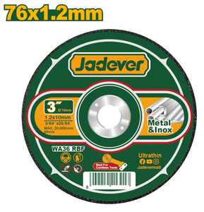 Диск абразивный Jadever JDAC1361, 76*1.2*10мм, металл