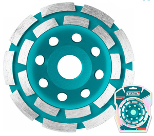Чашка алмазная Total TAC2421251, 125мм, бетон, двурядная