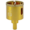 Коронка алмазная Стронг СТК-06700045, 45мм, цент.св, gold