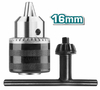 Патрон сверлильный Total TAC451601, 3-16мм, 1/2", ключ.