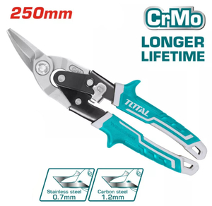 Ножницы по мет. Total THTJ531106, Industrial, 250мм, левый рез, Cr-M