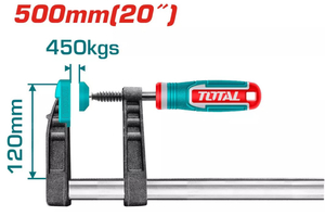 Струбцина Total THT1321203 Industrial, тип "F", 120*500мм