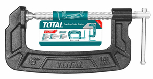 Струбцина Total THT13161, Industrial, тип "G", 150мм