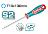 Отвертка Total TSDT10100, T10*100мм, S2