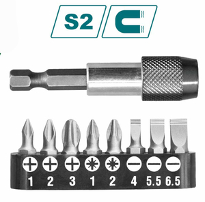 Набор бит Total TACSD3091, 9шт, S2