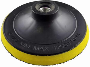 Шлифтарелка д/УШМ Maximum, липучка, 125мм, М14, желт