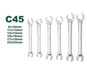 Набор гаечных ключей Jadever JDDS2406, 8-24мм, 6шт, разрезные